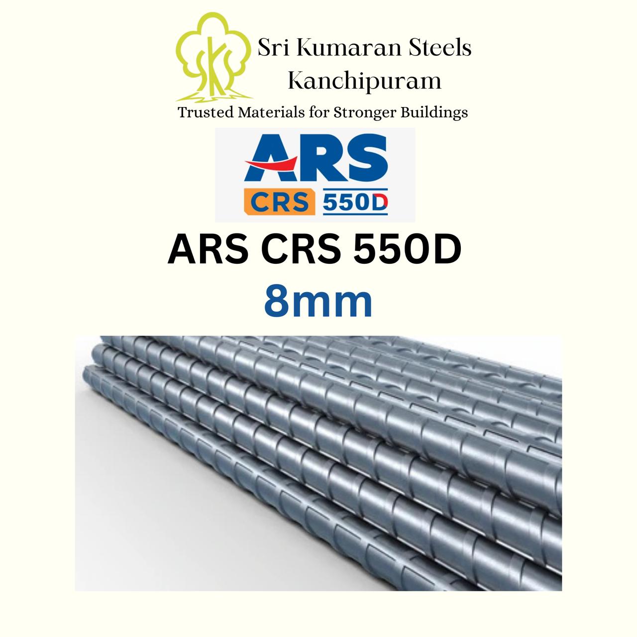 Isteel Steel TMT Bar - Fe 550 - 20mm - Sri Kumaran Steels.store