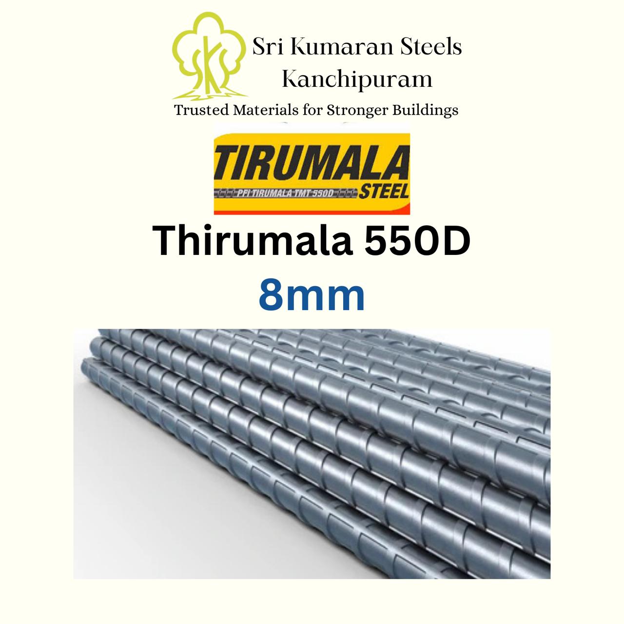 Isteel Steel TMT Bar - Fe 550 - 20mm - Sri Kumaran Steels.store