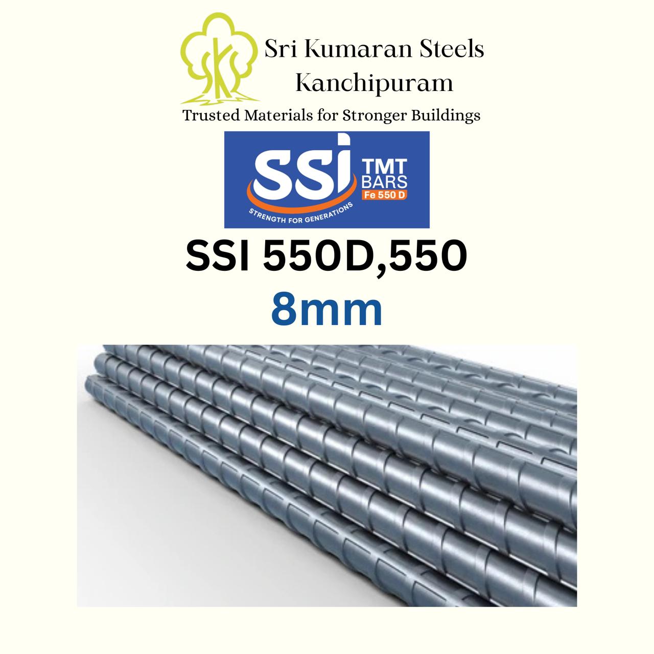 Isteel Steel TMT Bar - Fe 550 - 20mm - Sri Kumaran Steels.store