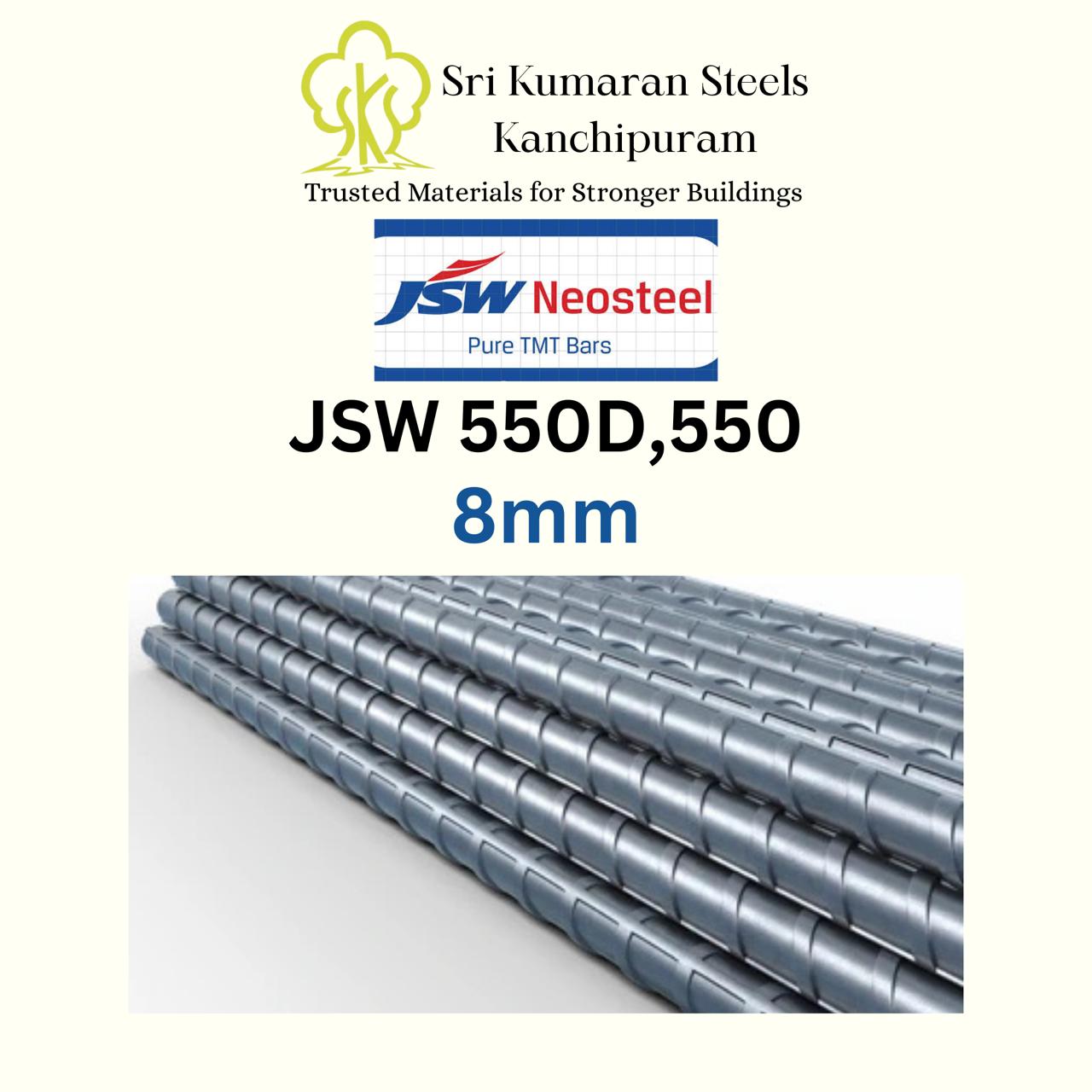 Isteel Steel TMT Bar - Fe 550 - 20mm - Sri Kumaran Steels.store