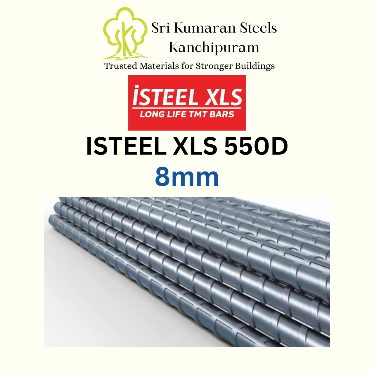 Isteel Steel TMT Bar - Fe 550 - 20mm - Sri Kumaran Steels.store
